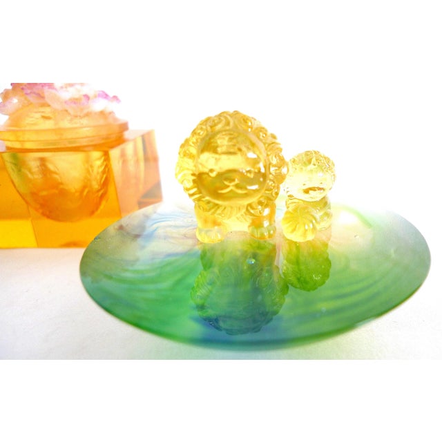 2000s Luiligongfang Pate De Vere Limited Edition Crystal Art Sculptures - 3 Pieces For Sale - Image 4 of 12