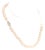 Akoya Pearl Necklace 14 Karat White Gold 7.5 mm Certified For Sale