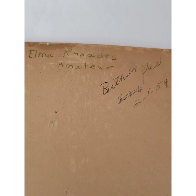 Lavender 1954 Winter River Landscape Painting For Sale - Image 8 of 11