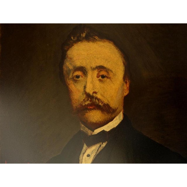 Adolphe Monticelli, Portrait du maître M.L, Lithograph For Sale - Image 3 of 5