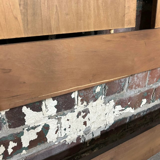 Mid Century Modern King Size Headboard in the Style of Paul McCobb For Sale In Cleveland - Image 6 of 12