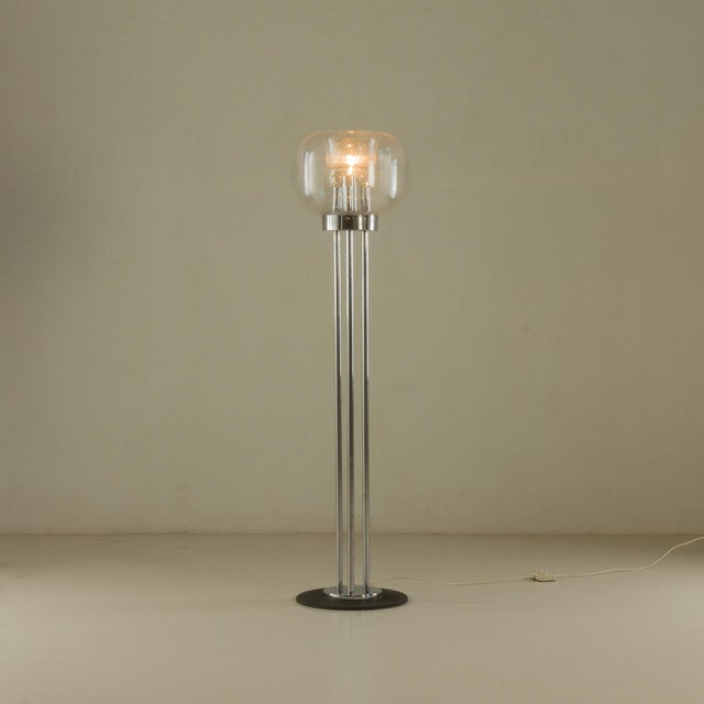 Toni Zuccheri Italian Murano Glass Floor Lamp attributed to Toni Zuccheri, 1970s For Sale - Image 4 of 14