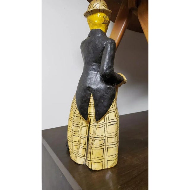 Mexican Artist Oskar Raoul Vintage Papier Mache Folk Art Signed by Artist 1970 For Sale - Image 4 of 13