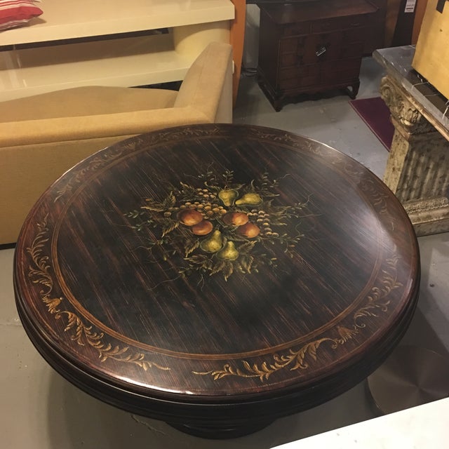 Pulaski Furniture Hand Painted Pedestal Base Dining Table Chairish