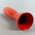 Red Ceramic Vase with Lava Effect from Artigianato Italiano, 1970s For Sale - Image 4 of 11