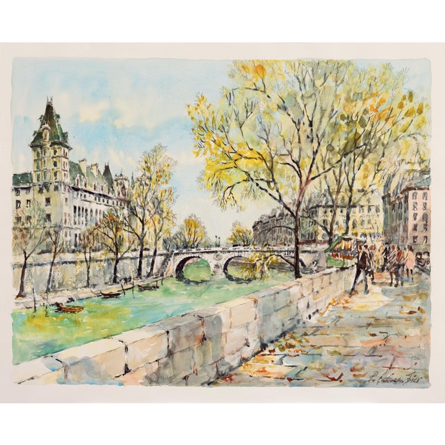 Signed lower right, 'P. E. Cambier' for Pierre Eugene Cambier (French, 1914-2000) and painted circa 1995. Titled verso,...