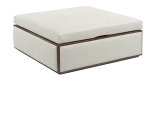 Saybrook Ottoman in Brown