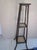 Brown Vintage Burnt Bamboo 3-Tier Plant Stand For Sale - Image 8 of 9