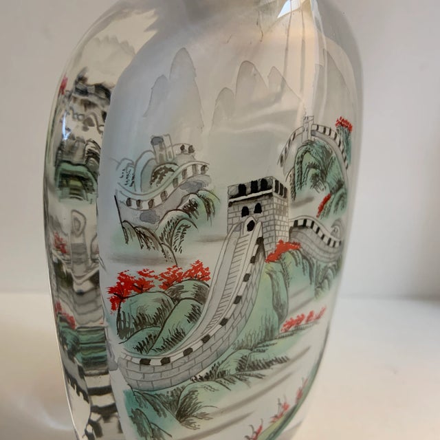 Illustration Antique 1900s Chinese Great Wall Snuff Bottle For Sale - Image 3 of 12
