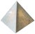 Marble Pyramid Table Lamp For Sale