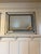 Vintage Sculptural Wrought Iron Floating Frame Wall Mirror For Sale - Image 9 of 14