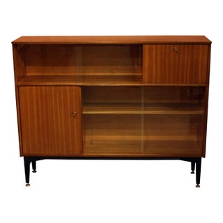 1960s Mid-Century Modern Bookcase or Buffet Cabinet by Nathan Furniture, England For Sale