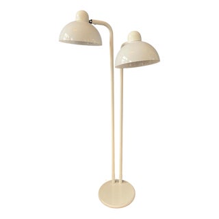 Vintage Space Age White Acrylic Glass Floor Lamp For Sale