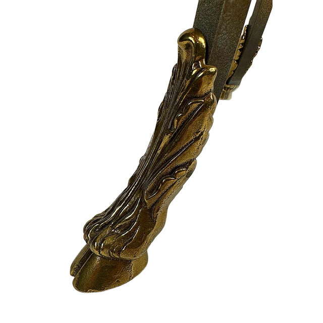 1980's Round "Pied De Biche" Drexel Side Table For Sale In Houston - Image 6 of 6