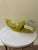 Mid-Century Modern 1970’s Murano Swan Bowl in Yellow-Green Glass For Sale - Image 3 of 7