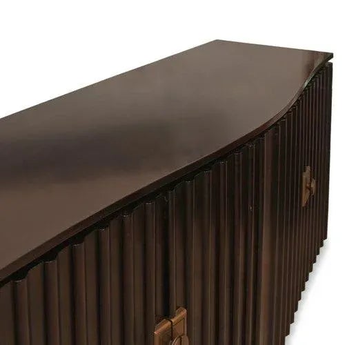 Lorin Marsh Lorin Marsh Prism Fluted Credenza For Sale - Image 4 of 4