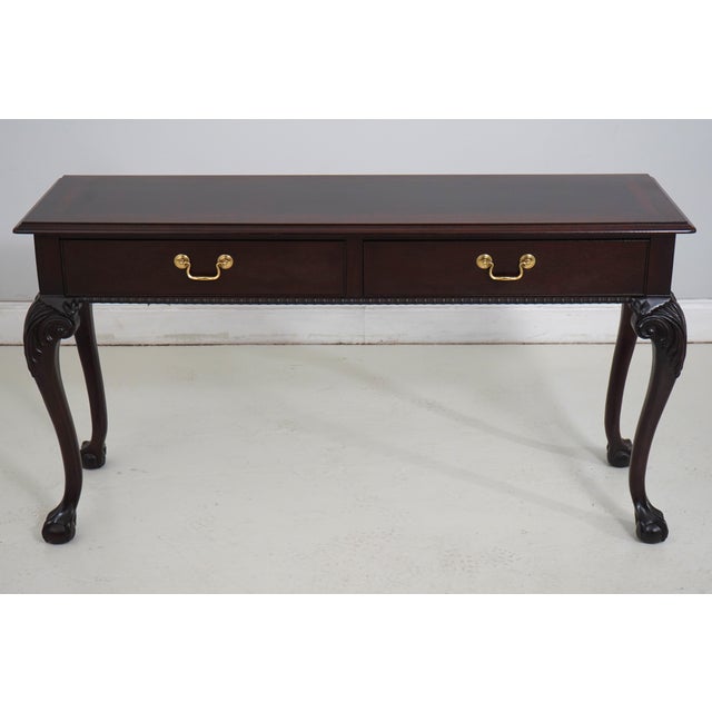 Age: Approx: 30 Years Old Details: Mahogany Ball & Claw Feet Dovetailed Drawer Construction Fine Carved Details High...