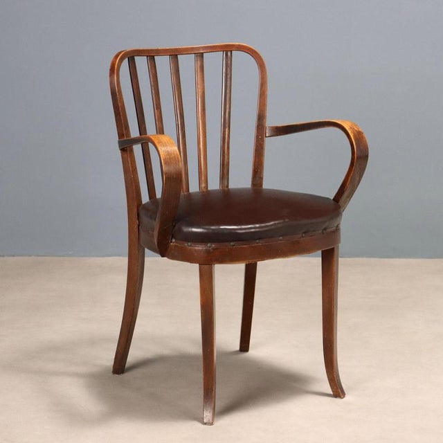 Chair with Armrests, 1950s For Sale - Image 9 of 9