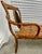 Wood Mid-Century Bohemian Burnt Rattan Daybed Bench With Authentic Hand-Woven Cane Seat For Sale - Image 7 of 18