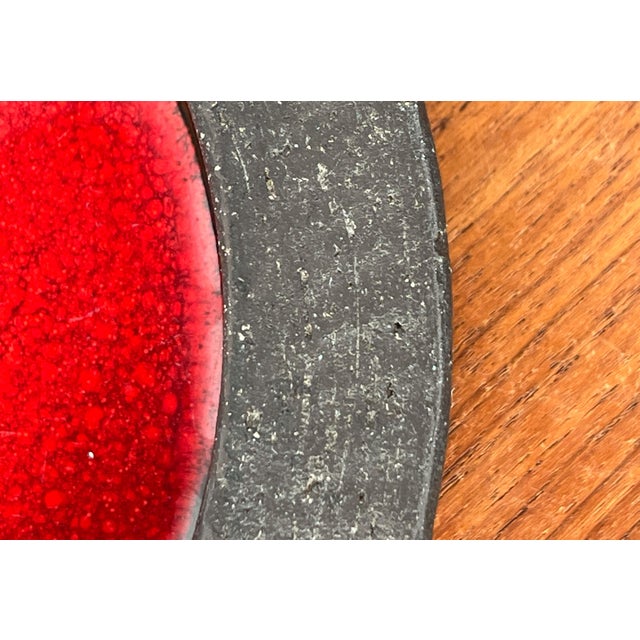 Mid-Century Modern Danish Studio Pottery Brutalist Bowl from Lehmann Pottery, 1960s For Sale - Image 5 of 18