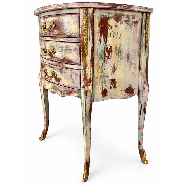 Bring the romantic charm of a sun-bleached European estate into your home with this stunning, one-of-a-kind 3-drawer,...
