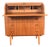 Mid 20th Century Attributed to Egon Östergaard Curved Top Secretary Desk in Teak For Sale