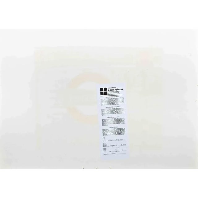 Underground is a screen print realized by Mario Padovan in the 1970s. Hand-signed in pencil on the lower right. with the...