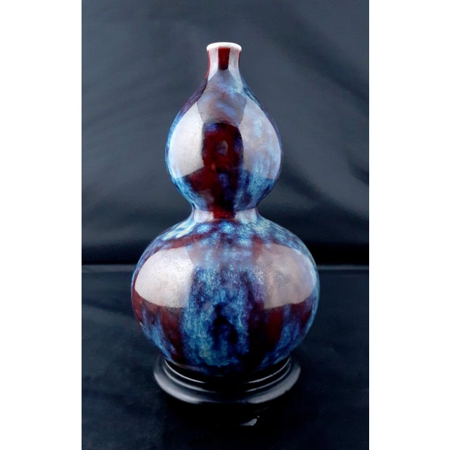 Chinese Late 19th Century Chinese Porcelain Flambe Huluping For Sale - Image 3 of 10