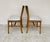 1960s Vintage Scandinavian Chairs in Wood and Fabric, 1960s, Set of 2 For Sale - Image 5 of 11