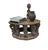 Exceptional vintage Baga carved stool, hand-crafted from a single piece of wood. Measuring 27.5" W × 15.5" D × 12" H, this...