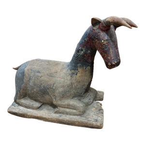 Antique Primitive Thai Ram Sculpture
