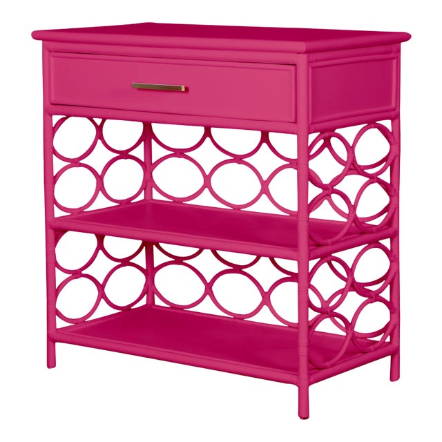 Infinity End Table - Bright Pink For Sale
