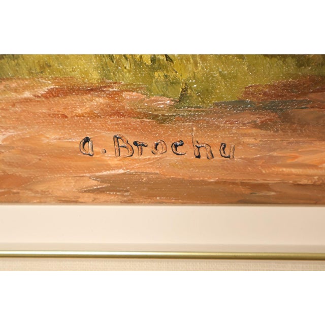 Aline Brochu Oil Painting, 'Rendez-Vous à L'Epicerie' For Sale - Image 14 of 18