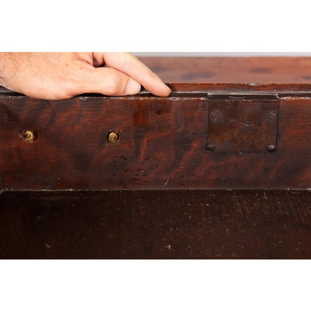 18th Century American Chippendale Walnut Blanket Chest Circa 1780s For Sale - Image 16 of 18