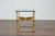 Mid 20th Century Midcentury Italian Gilt Metal Cocktail Table - Glass Top and Star Stretcher For Sale - Image 5 of 12