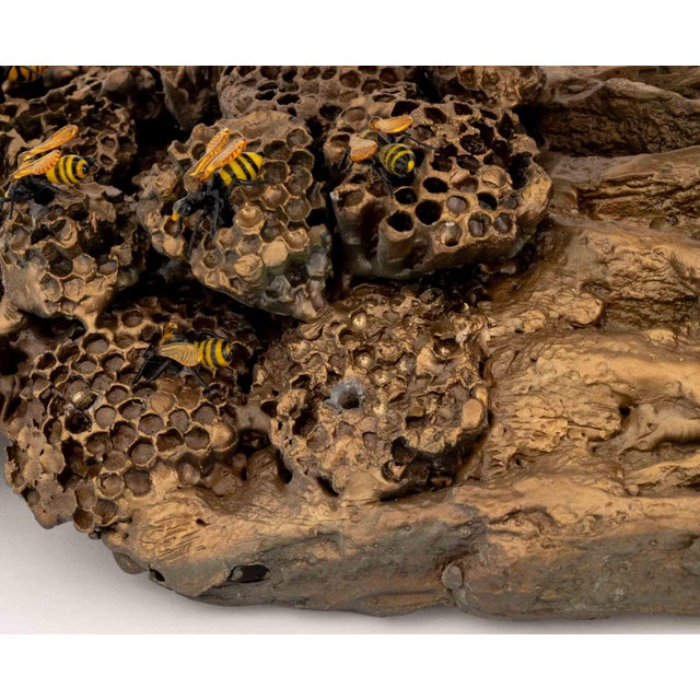 Thomas Scoon "Beekeeper" Art Glass Wall Sculpture For Sale - Image 13 of 16