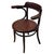 Traditional Antique Art Nouveau Bent Oak Desk Chair W/ Carved Shell Motif Seat by Fischel For Sale - Image 3 of 8