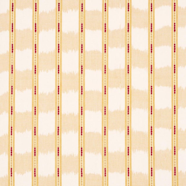 Contemporary SAMPLE - Schumacher Faye Fabric In Ochre For Sale - Image 3 of 4