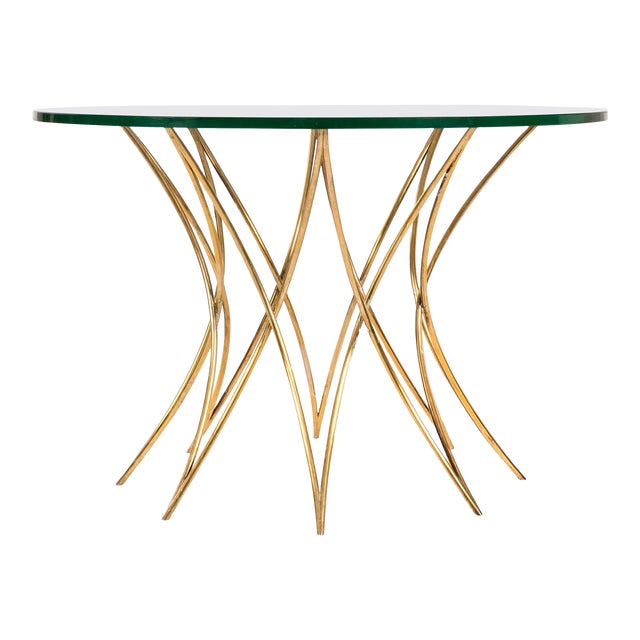 1950s Custom Sheath of Wheat Center Table by Arturo Pani For Sale