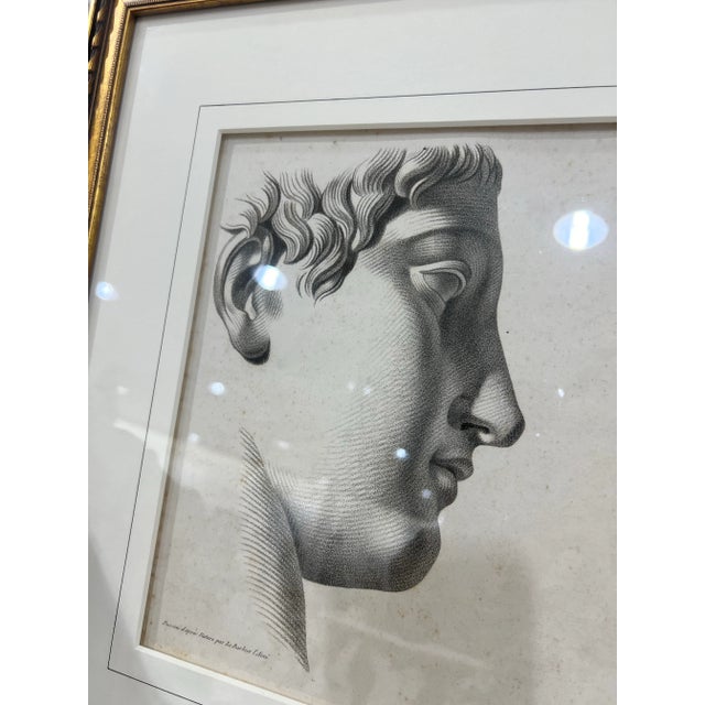 Antique French Engraving With Gilt Wood Frame. For Sale In West Palm - Image 6 of 6