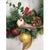 Partridge in Pear Tree Winter Door Wreath Realistic Holiday Crystal Fruit Apple For Sale - Image 15 of 16