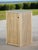 Eclipse Outdoor Solid Teak Natural Look Wood Cabinet - Outdoor For Sale - Image 11 of 12