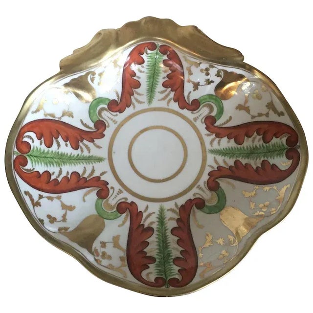 1810 Coalport Porcelain Shell Shape Dessert Dish For Sale - Image 10 of 10