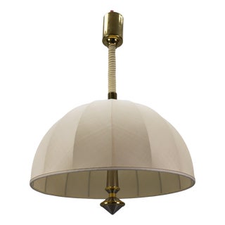 Three-Light Adjustable Height Pendant Light, 1980s For Sale