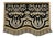 19th Century Italian Metallic Appliqued Textile For Sale