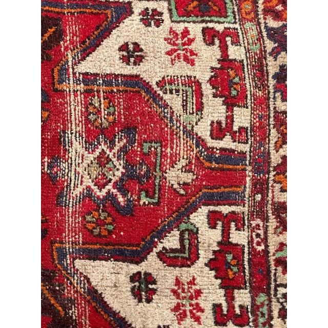 Vintage Distressed Rustic Hamadan Rug, 1950s For Sale - Image 11 of 18
