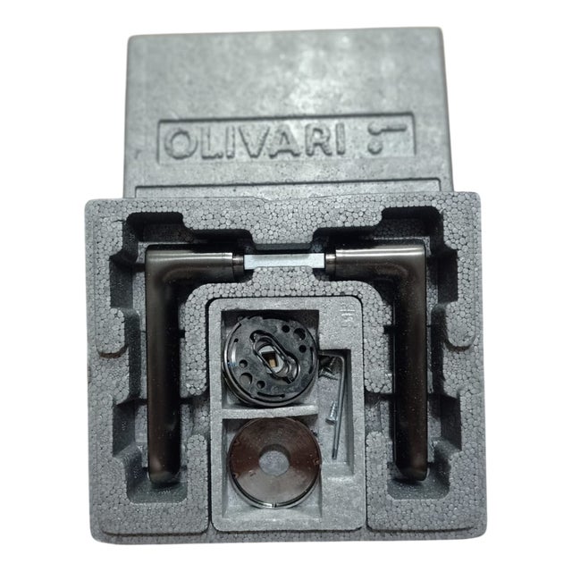 Handles in Burnished Brass from Olivari, 1990s, Set of 2 For Sale