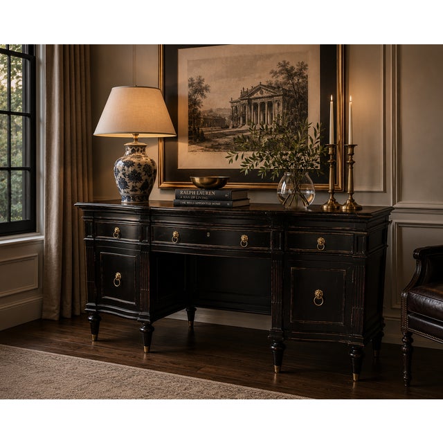 This Ralph Lauren for Henredon sideboard is a striking example of timeless design and exceptional craftsmanship. Featuring...