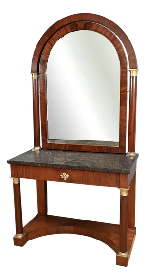 Empire Mahogany Dressing Table, Early 19th Century