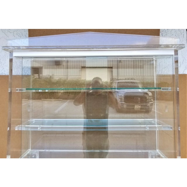 Lucite Bar Display Case Etagere Custom Made Chairish